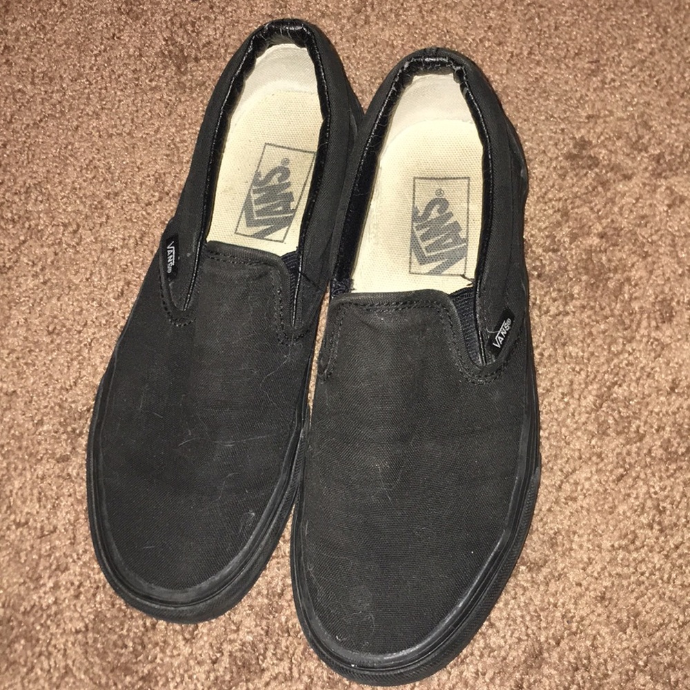Vans slip on.